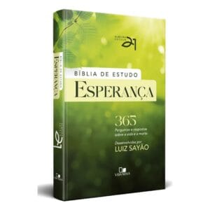 Bíblia de estudo Esperança capa dura - Verde luzes