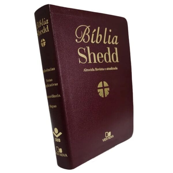 Bíblia Shedd - Couro Bonded Vinho