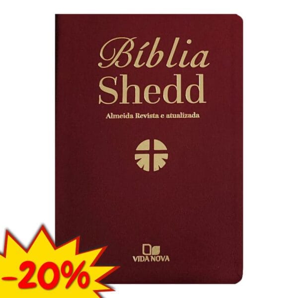 Bíblia Shedd - Couro Bonded Vinho